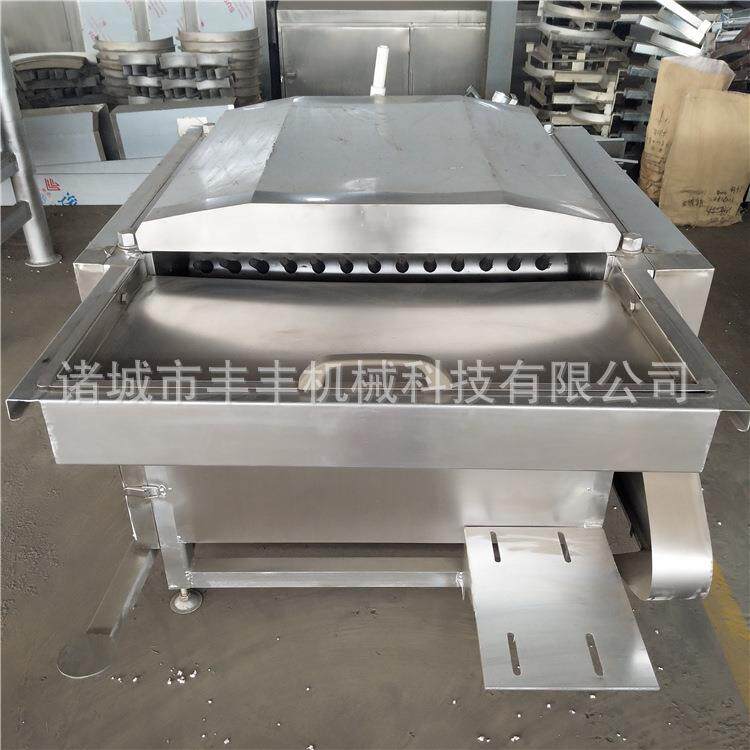 卧式脱毛机小型立式脱毛机设备全自动家禽屠宰浸烫池流水线