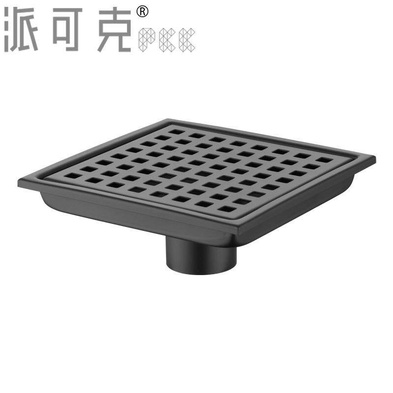 同层侧排水地漏40/50薄款防臭地漏卫生间浴室方形平移地漏