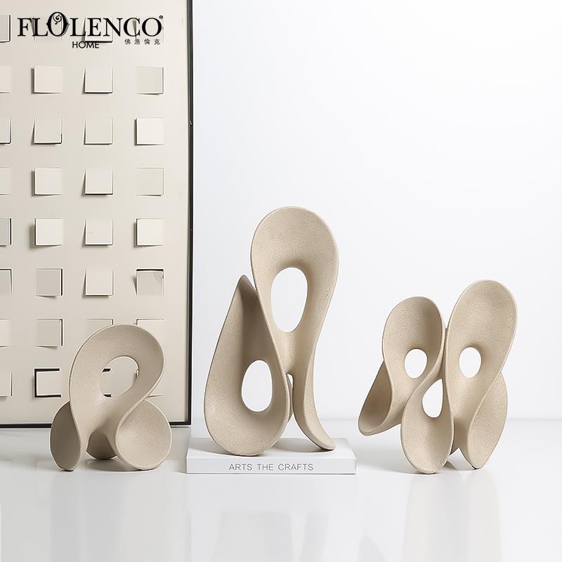 意式极简抽象艺术梦境之门树脂摆件办公室酒店玄关创意工艺品装饰