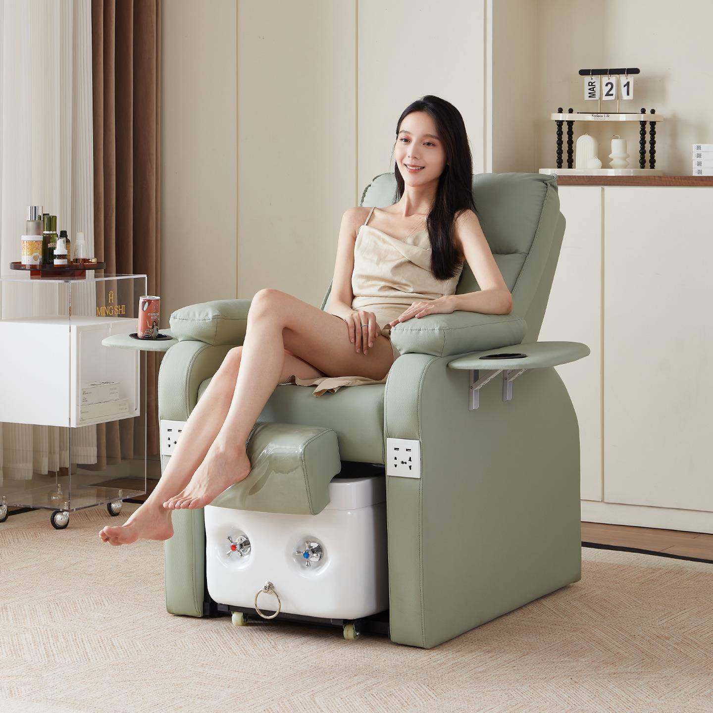 美甲足浴沙发电动美甲美足一体躺椅美容院专用多功能足疗按摩椅,农用物资,其他肥料,淘宝优惠券,粉丝福利购,淘宝优惠卷