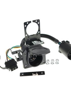 美式4针+7针拖车线束配原车拖车7针接头总长36inch55664