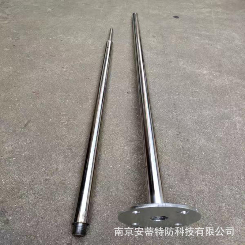 避雷针不锈钢屋顶室外工业家用接地预放电防雷针热镀锌接闪杆户外