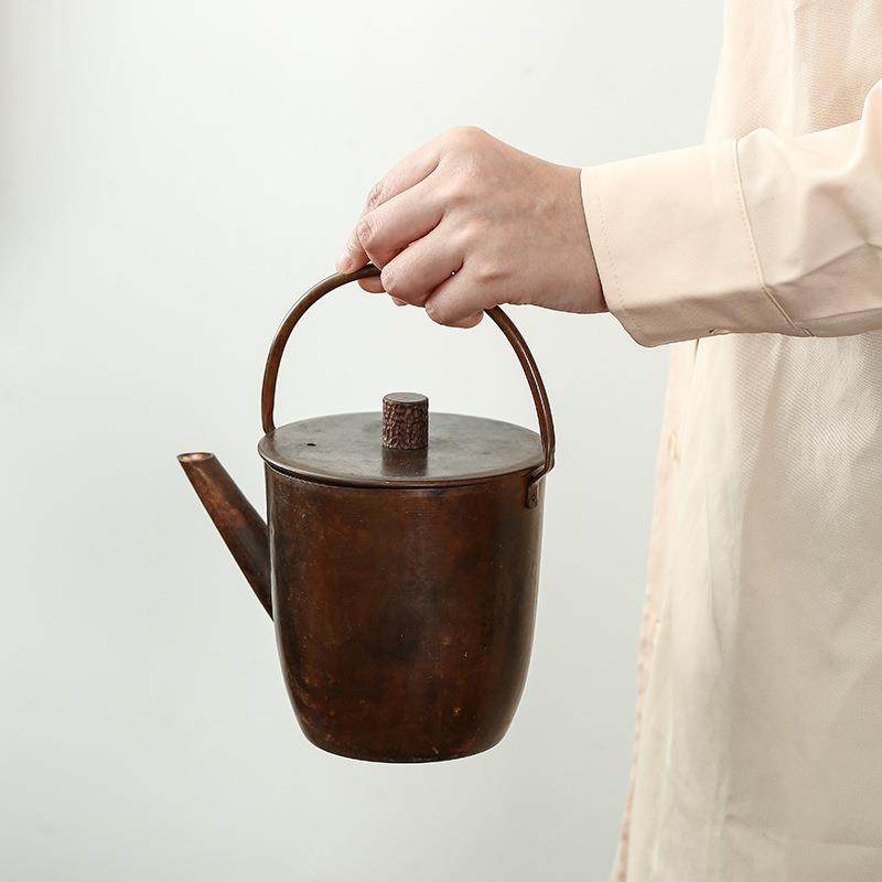 纯手工复古铜壶烧水壶纯紫铜家用泡茶壶创意煮水壶家用煮茶器新品,机械设备,其他机械设备,淘宝优惠券,粉丝福利购,淘宝优惠卷
