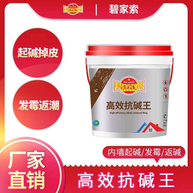 墙面墙壁起碱防潮返碱碧家索抗碱王修补除碱剂返潮发霉抗碱王
