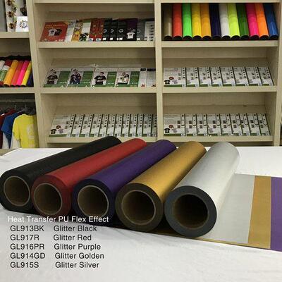 福州茜素金葱刻字膜带闪光效果可切割烫画膜PU刻字膜