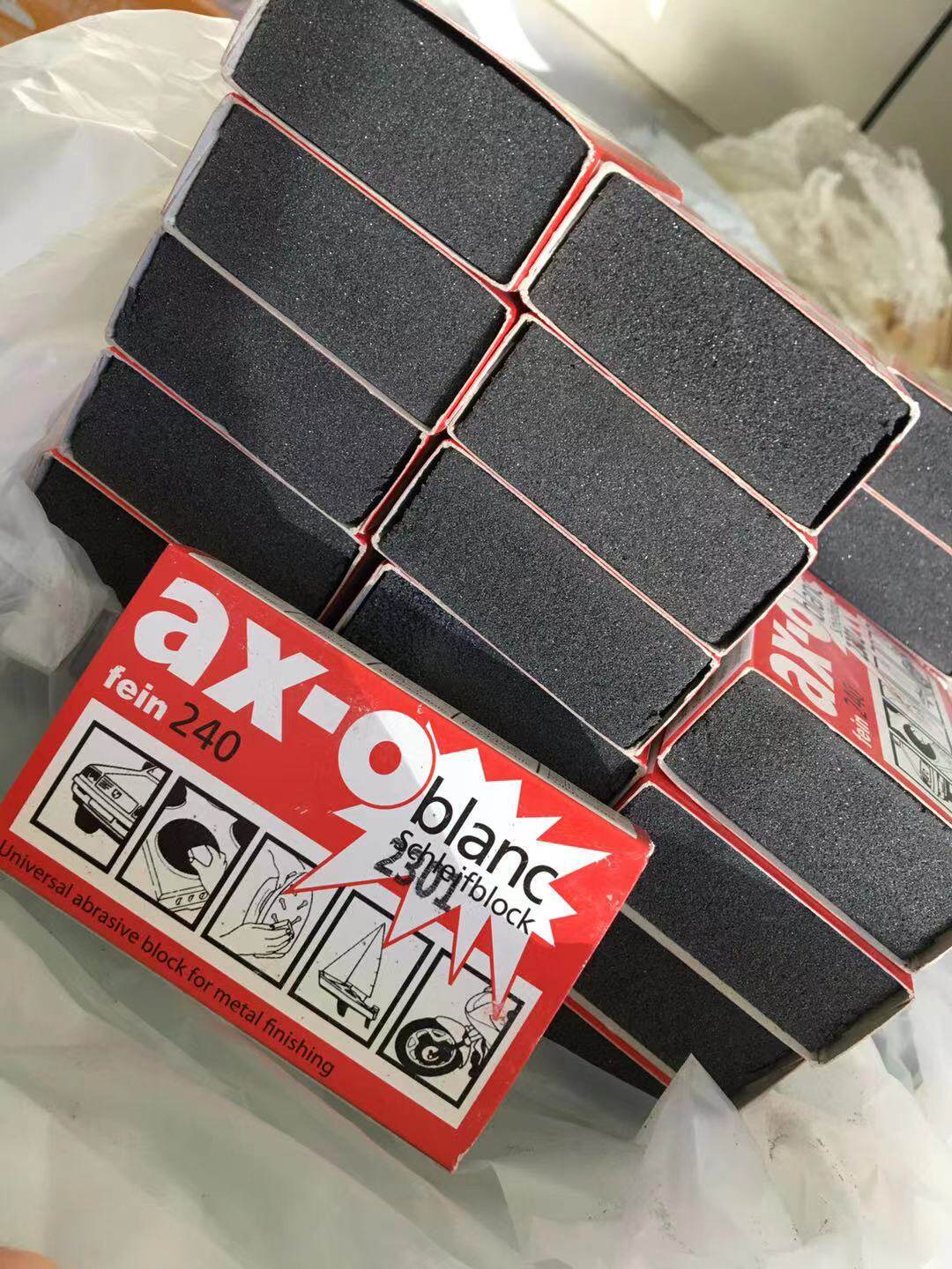 线切割ax-o软性油石抛光油石手用磨砖慢走丝海绵沙块橡胶磨块金属