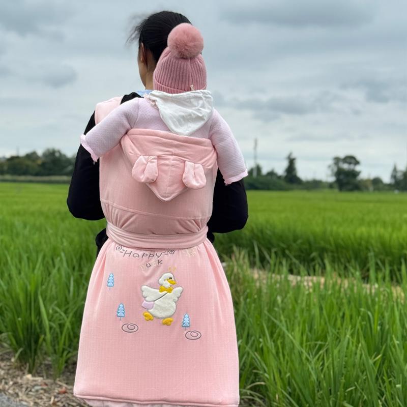 四川重庆贵州云南老式背带宝宝传统后背婴儿背巾秋冬加厚外出用品