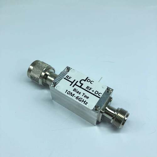 N头射频馈电器射频隔直器偏置器馈电BiasTee10MHz-6GHz