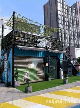 ZOQ创意店街装区集箱临街商集装铺箱商办公室超市集装箱商店奶茶