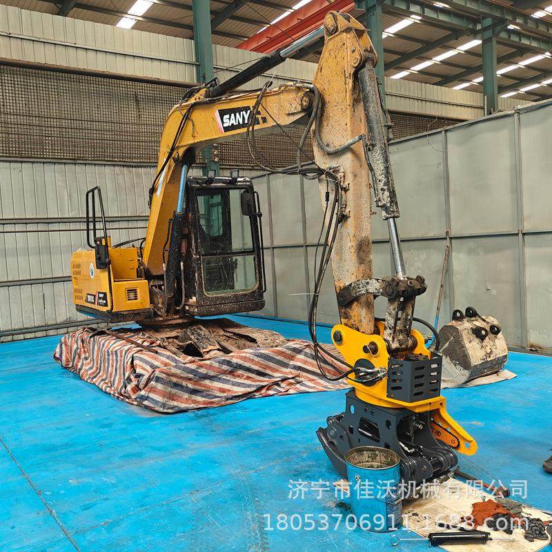 自动伐树机200挖机抱夹锯森林树木砍伐机多功能抱夹锯