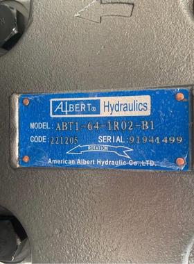 ALBERT美国艾伯特伺服ABT2-160-2R02-B50Z叶片泵ABT1-64-高压泵芯