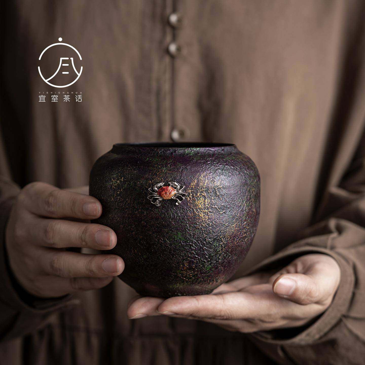 宜室茶话大漆老铁水方复古水洗茶台建水干泡台茶洗水盂茶渣缸,3C数码配件,其它配件,淘宝优惠券,粉丝福利购,淘宝优惠卷