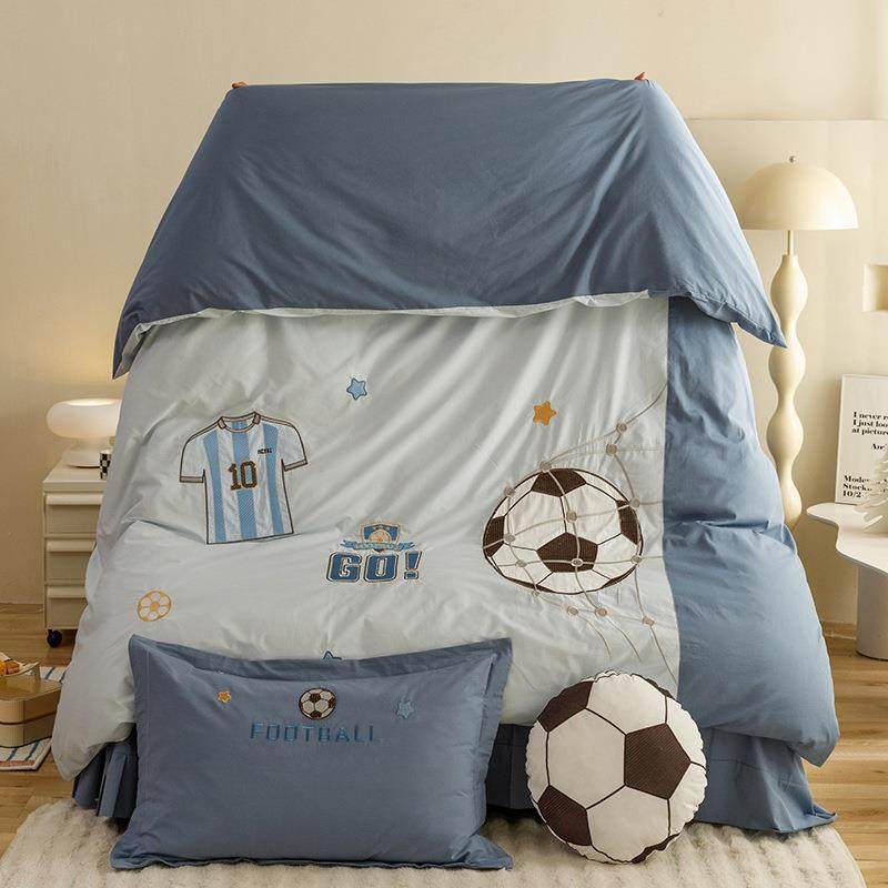 A类儿童三件套全棉水洗棉床单被罩精密刺绣被套床品四件套纯棉,3C数码配件,其它配件,淘宝优惠券,粉丝福利购,淘宝优惠卷