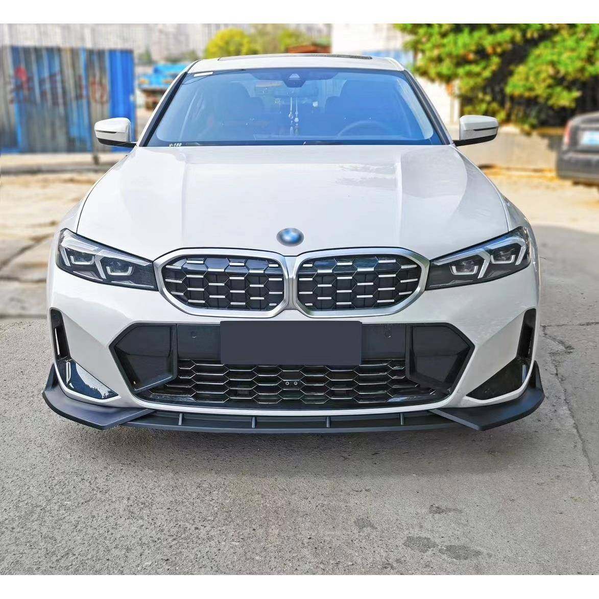 适用于23款宝马三系G20改装前唇前铲尾翼防护防撞小包尾