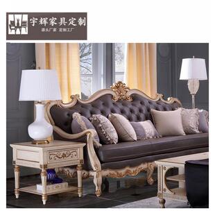 福溢家居意大利维罗纳欧式边几客厅沙发边柜实木抽屉角几电话桌