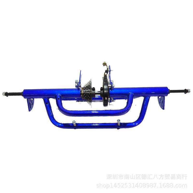 现货供应人力三轮车配件老年脚踏三轮车后桥车轮后花篮零售