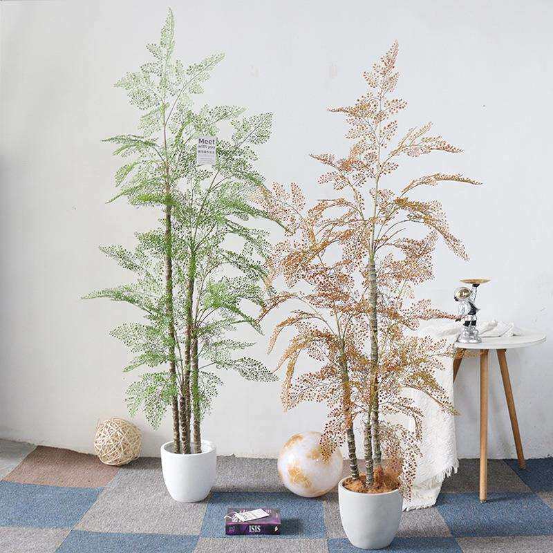 仿真绿植铁线蕨树蕨类造景家居摆设室内装饰桫椤树盆栽盆景落地摆