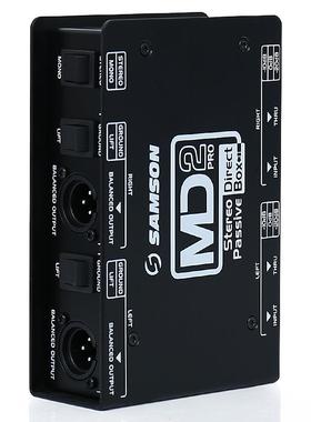 SAMSON山逊MD1MD2PRO贝斯键盘单块MCD2MDA1吉他效果器演出DI盒