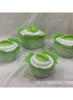 玉兰800ML12ML2200ML3200ML外贸保温饭盒便当餐盒套装4PCS