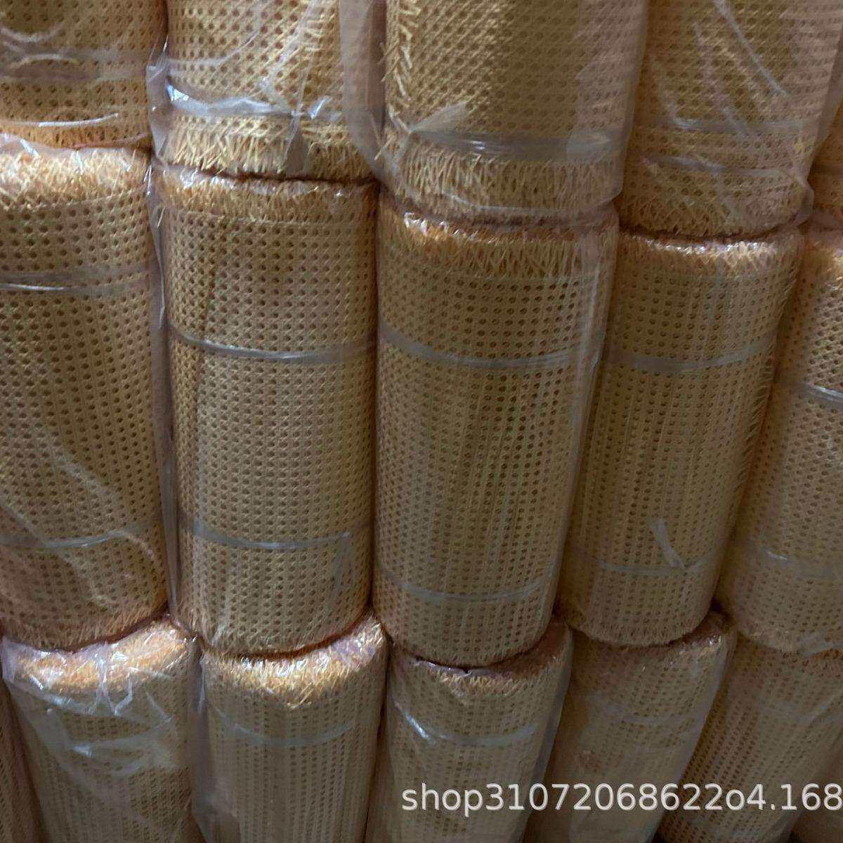 印尼纸藤材料纸编材料纸编眼笪仿真藤编黄色纸眼笪供应