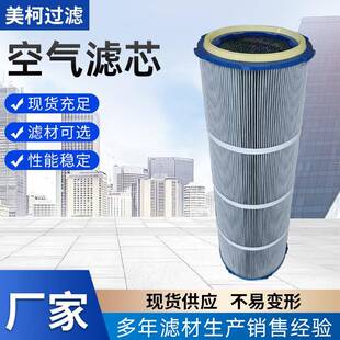 空气除尘滤芯325*900/3266火力发电厂空气滤芯滤筒