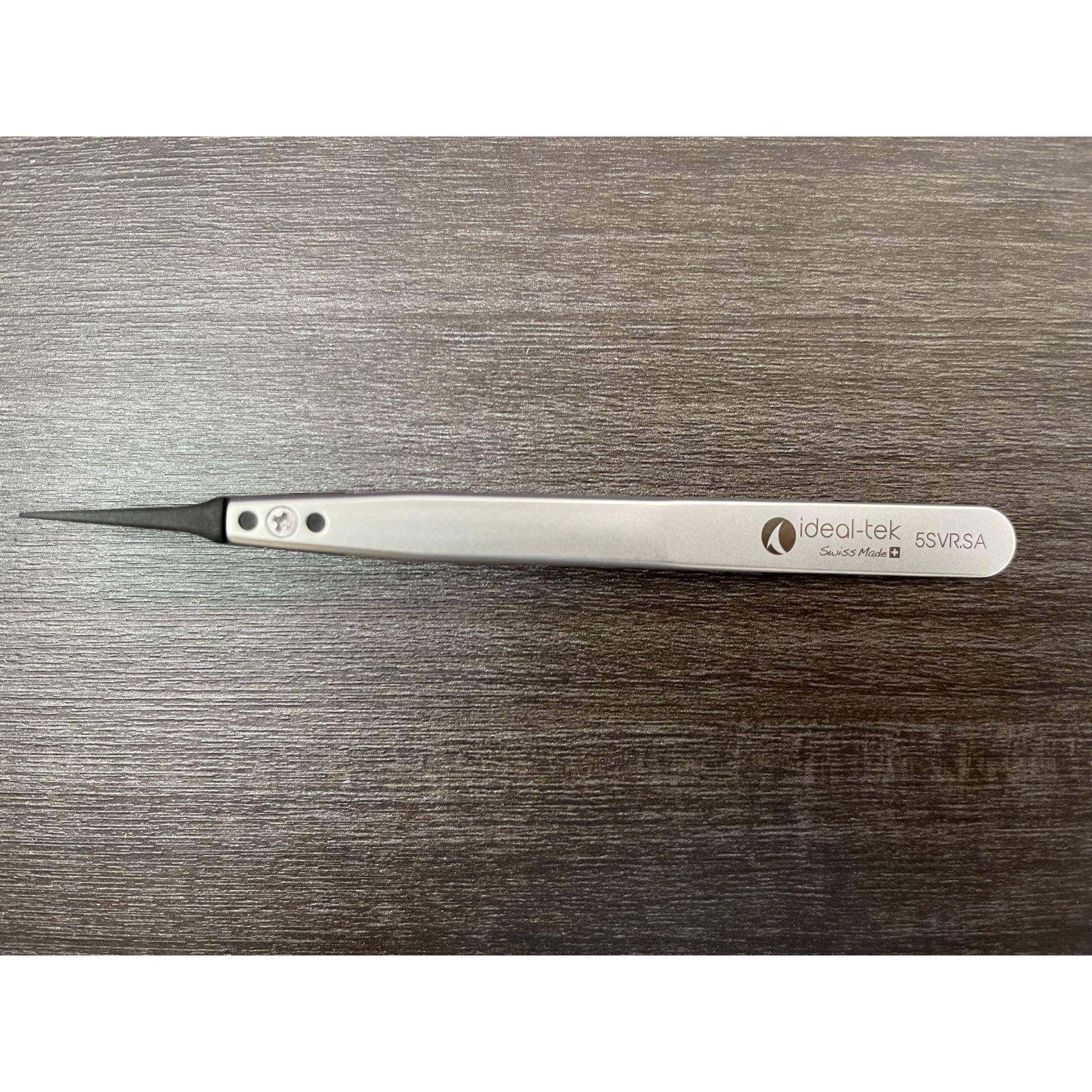 ideal-tek镊子5SVR.SA防静电尖头镊子微电子组装镊子