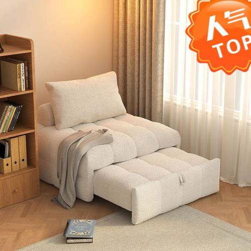 单双人沙发床折叠两用2024新款小户型客厅多功能二合一抽拉伸缩床