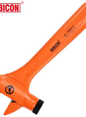 罗宾汉RFV-010全绝缘活动扳手绝缘电工工具10英寸省力扳手