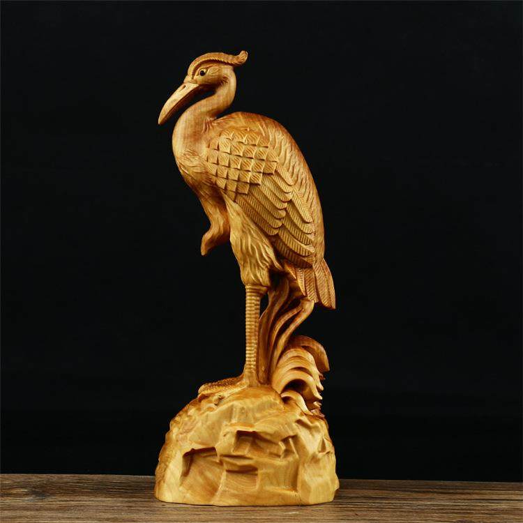 木雕动物小叶黄杨木雕刻仙鹤鹤寿延年吉祥家居装饰工艺品摆件松鹤,农用物资,其他肥料,淘宝优惠券,粉丝福利购,淘宝优惠卷