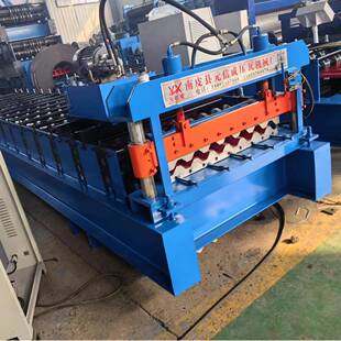 全自动彩钢瓦机单板压瓦机金属成型机械双层彩钢瓦压瓦机860920