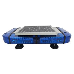 ：太阳能信号灯爆闪频闪灯塔夜间安全闪光灯磁铁吸车顶灯