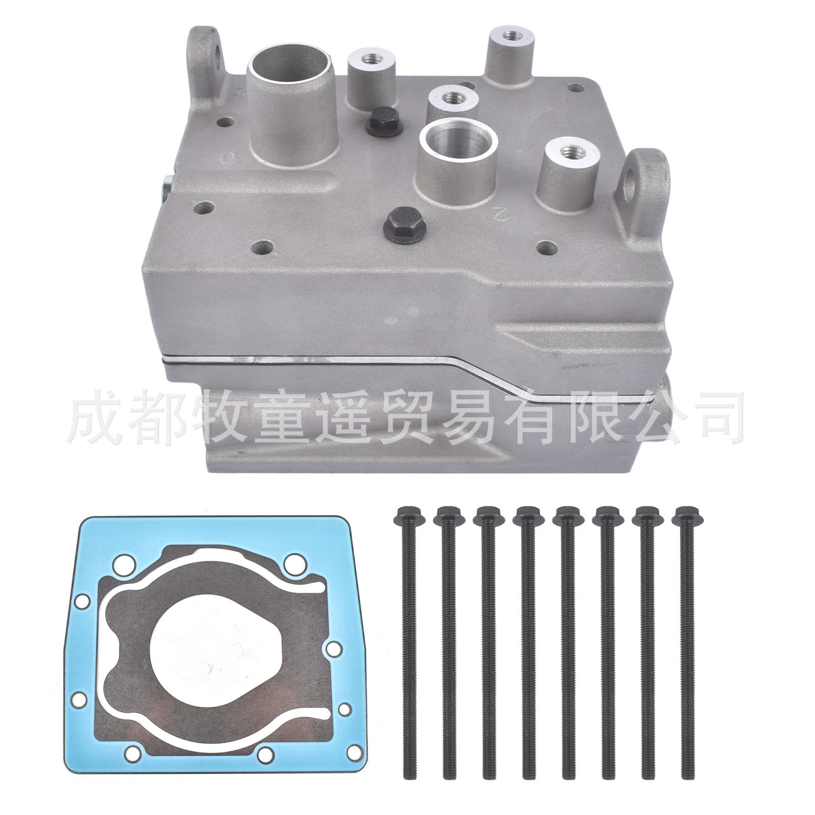 21214119122189202空气压缩机缸盖适用于帕卡MX13发动机