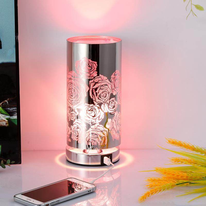 床头台灯usb充电不锈钢罩阅读护眼台灯北欧简约现代客厅卧室灯,农用物资,其他肥料,淘宝优惠券,粉丝福利购,淘宝优惠卷