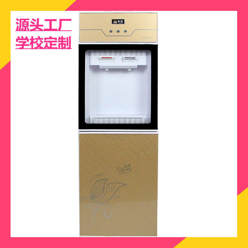 批发新款立式家用桶装水饮水机温热型学校办公玻璃双门饮水机