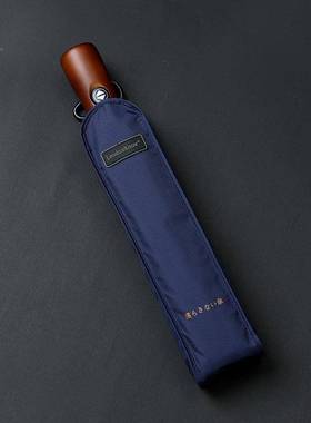 欧170627士务多娜10骨12cm自动伞木手柄男士全商折5叠雨伞