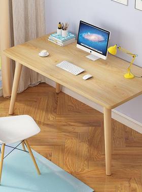 电脑台式桌子简易书带椅子出屋桌卧室学65057习桌写书字桌租学生
