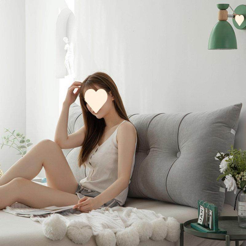 简约发床靠垫枕厂家直供长方形头大靠靠背沙护腰榻榻米软包可拆洗,居家布艺,抱枕被,淘宝优惠券,粉丝福利购,淘宝优惠卷