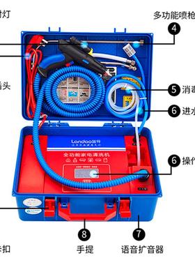 蓝导多功能电清洗机高压家41783暖空调蒸汽清机地厨房油烟洁机清