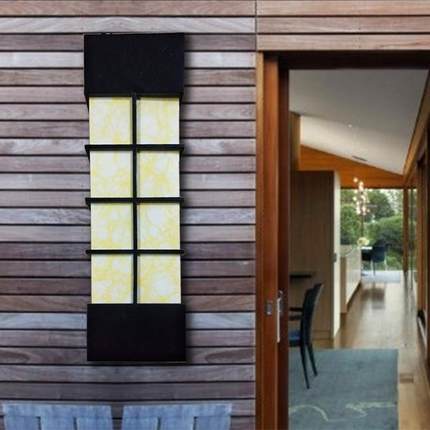 照式中云石壁灯7室外壁灯防水防锈6500k上下3w酒店庭院装饰仿外墙