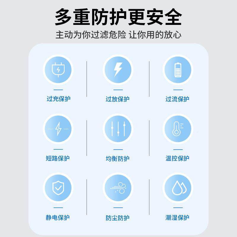 恒创兴4串铁锂12同口39640A带均充储放电高V低温保护衡能电池保护