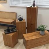 原木根雕民宿花沙发几木复古实木墩子角架几树桩桩底座边TVS酒店