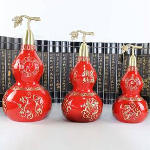 铜芦摆开武盖空心四神兽朱雀玄青019龙白虎件家居客厅办公葫室装