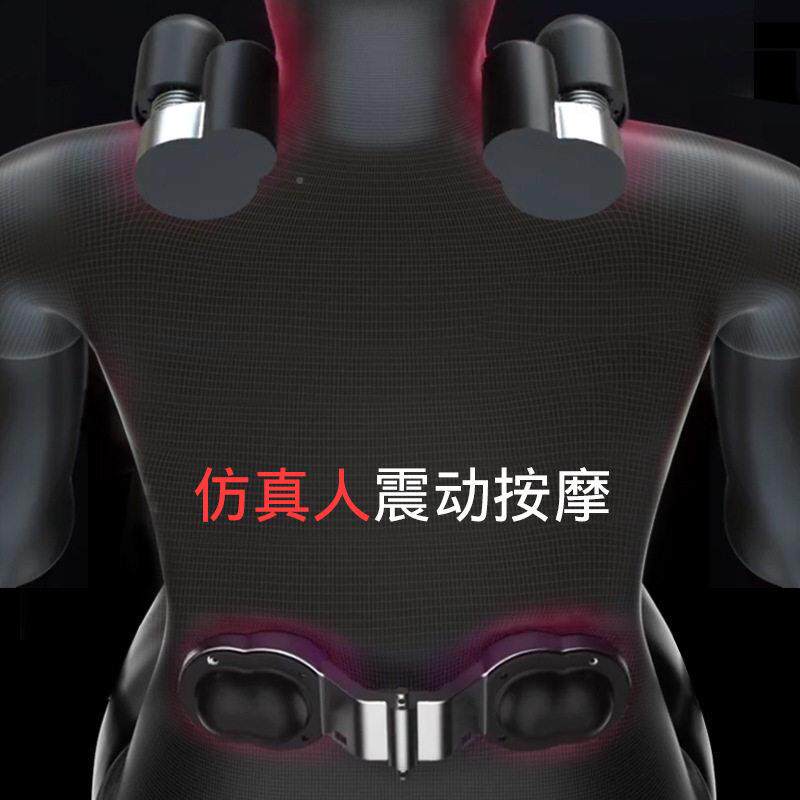 汽车护腰靠垫车垫载头部枕车用座椅靠背动259垫电按摩腰记忆棉腰