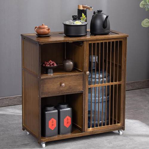移动茶桌家用小型茶茶台茶车边柜木阳台泡实几水烧一OB-DCCG体茶