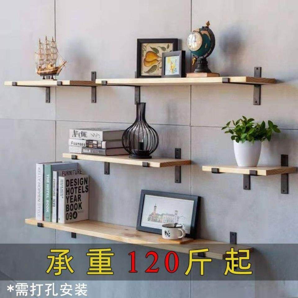 木一字隔板置架厨房收纳架实壁物书架挂厂家直CLR销昌震