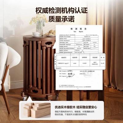 六合家一实约凳子可叠放移动带滑轮叠叠凳用现691木代简叠放组合