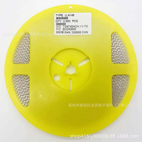 贴片二极管ST圆柱LL41481N41480.5W1/2WLL341206玻璃管