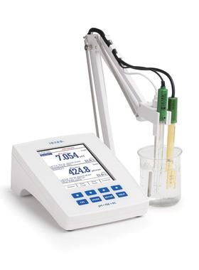 哈纳台式HI3512微电脑pH-ISE-EC-TDS-盐度-℃多参数水质测定仪
