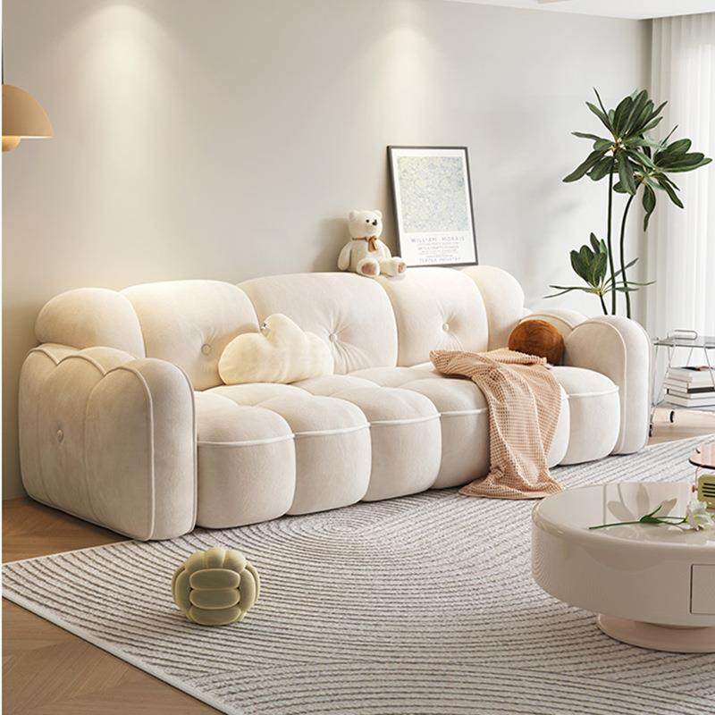 法式奶油风科技布沙发客厅小户型简约现代云朵直排布艺网红款沙发,农机/农具/农膜,其它农用工具,淘宝优惠券,粉丝福利购,淘宝优惠卷