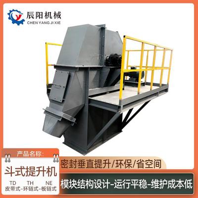 砂石斗式提升机向上输送机NE15型高度10米现货辰阳机械生产厂链条